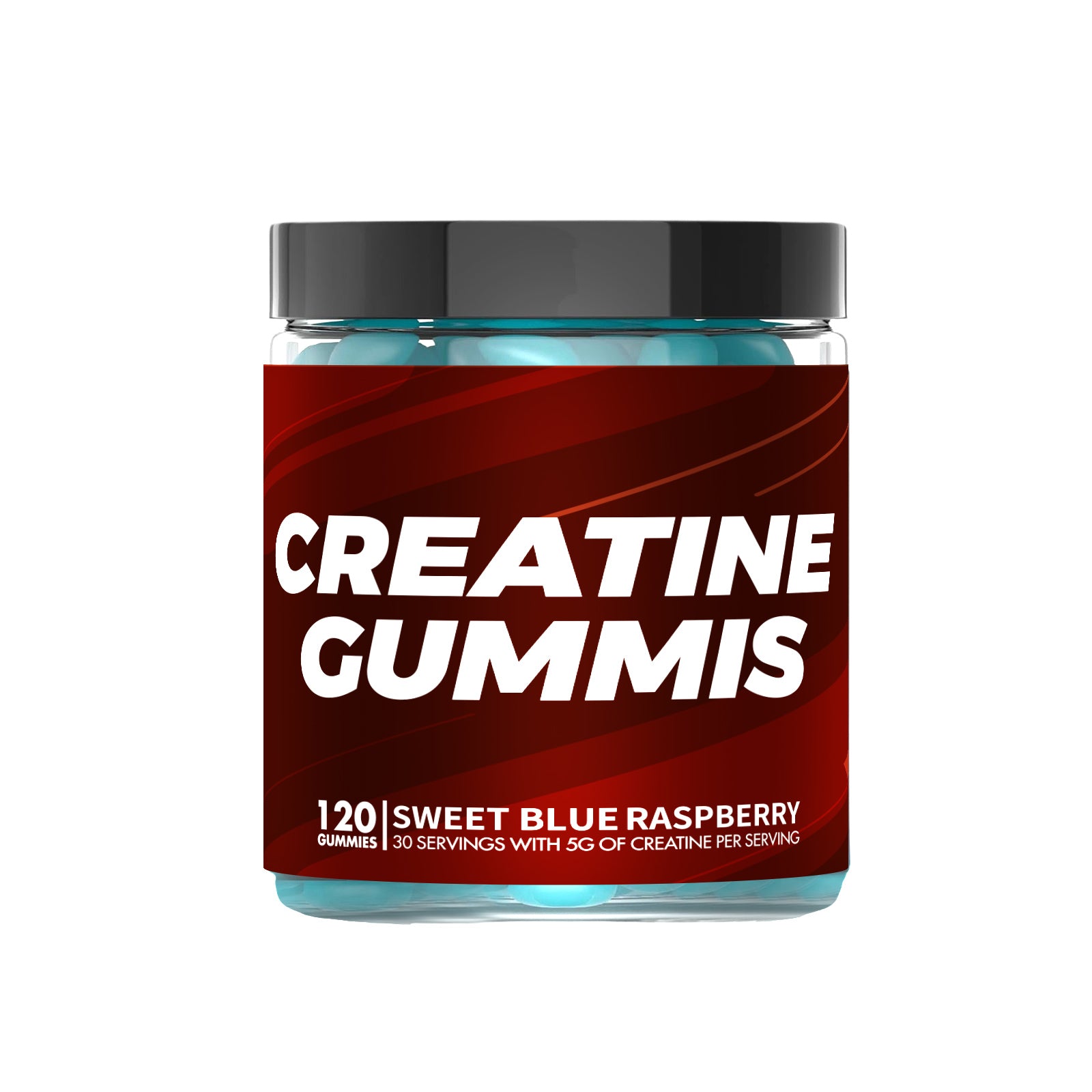 Kreatin Gummis 5000mg - Hallon
