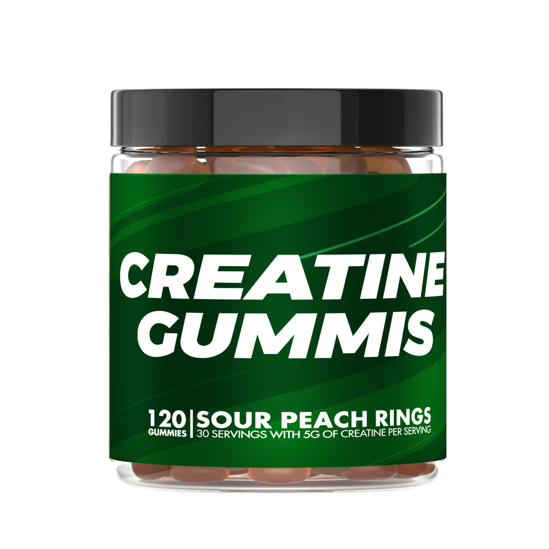 Kreatin Gummis 5000mg - Persika