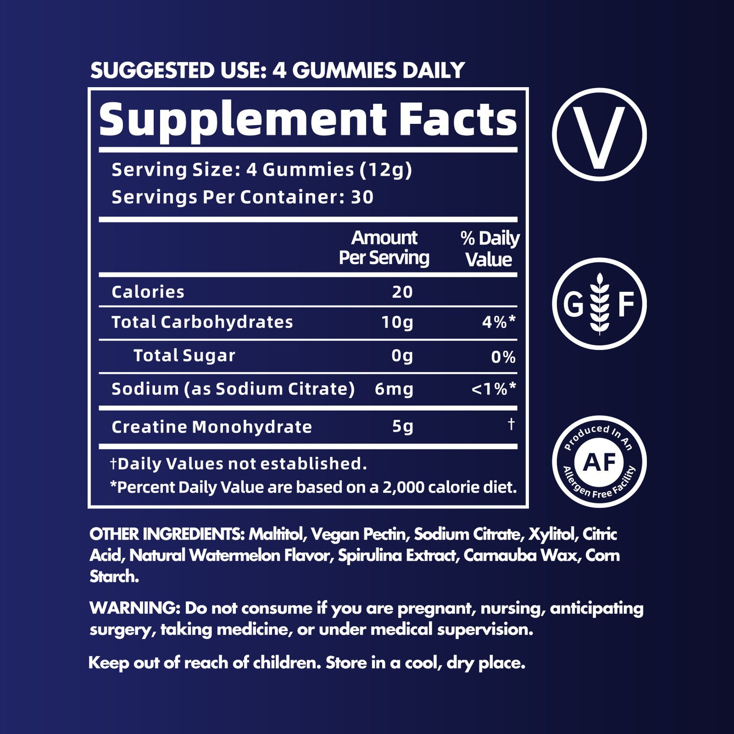 Kreatin Gummis 5000mg  - Vattenmelon