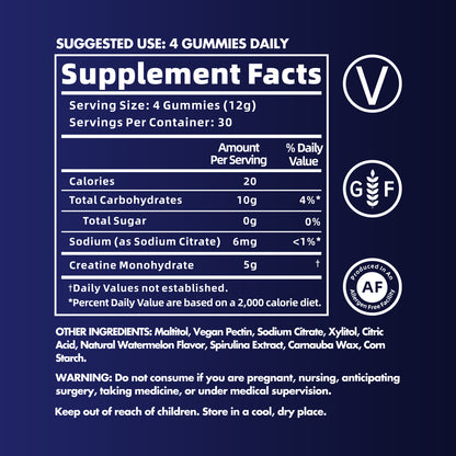 Kreatin Gummis 5000mg  - Vattenmelon